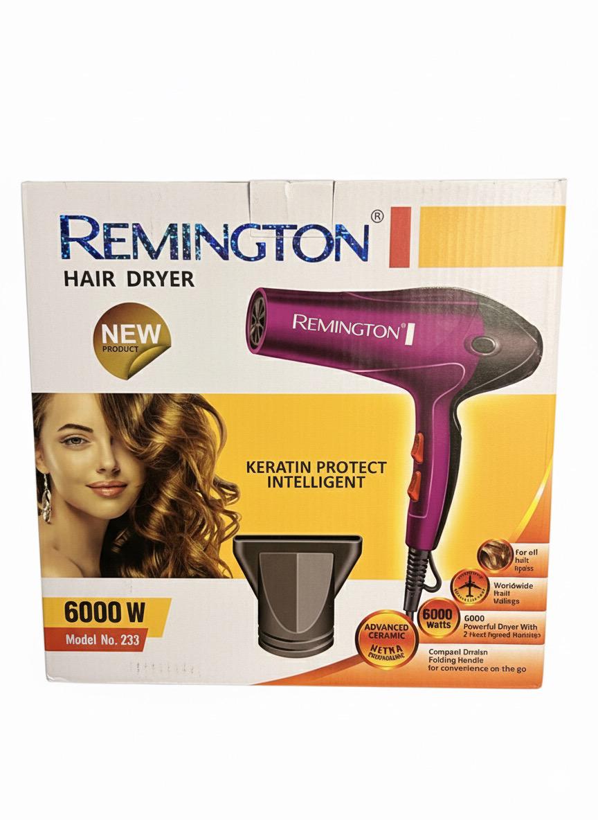 Remington Hair Dryer D-233 (Heavy Duty) 6000-Watt Imported